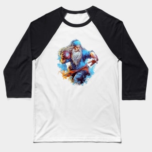 Wizard Football Baseball T-Shirt